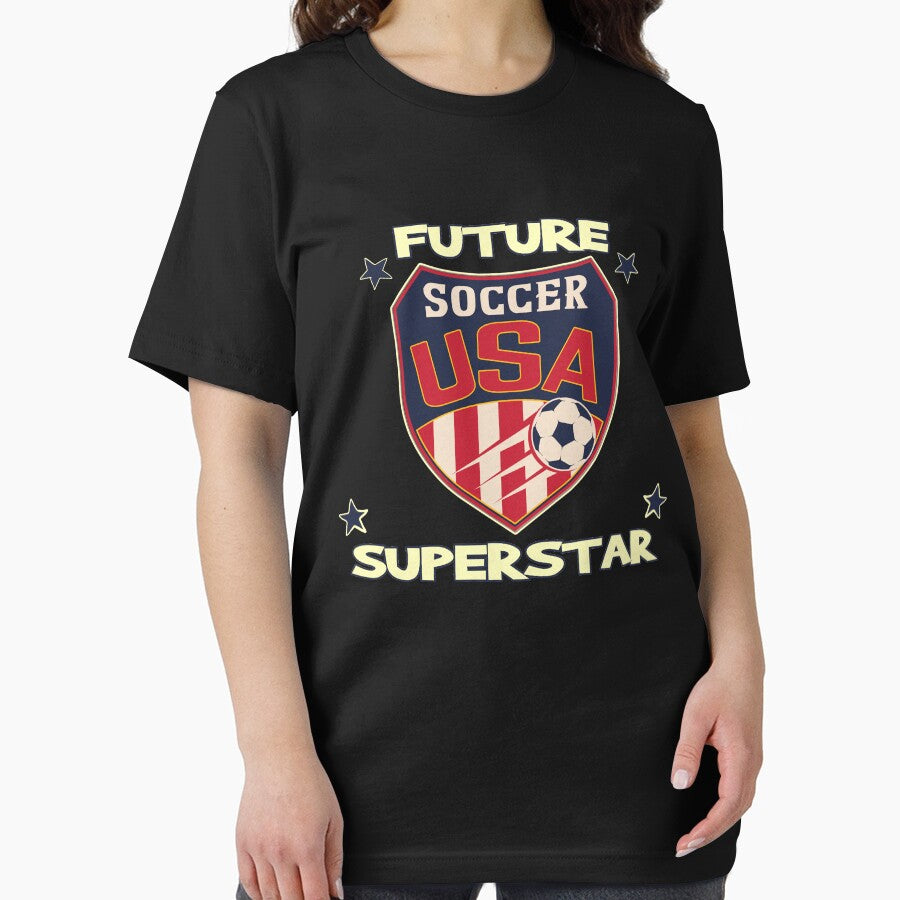 Future Soccer Superstar T-Shirt with USA Logo for kids by fermo
