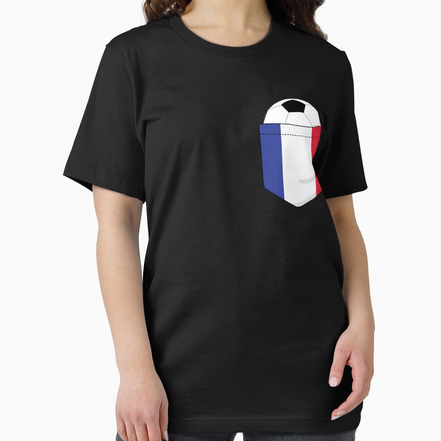Football France in the breast pocket by peter2art