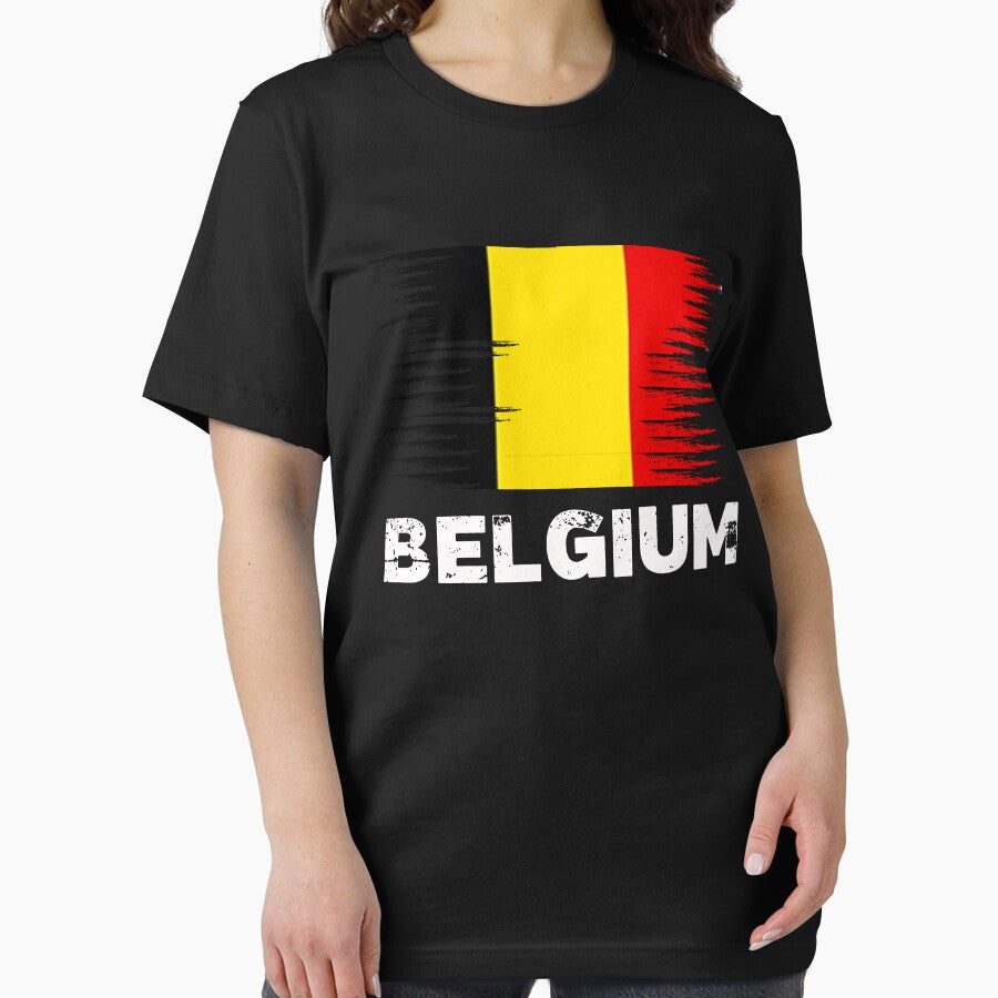 Belgium - Belgian Flag Art | Sports Soccer Football Gift by melsens