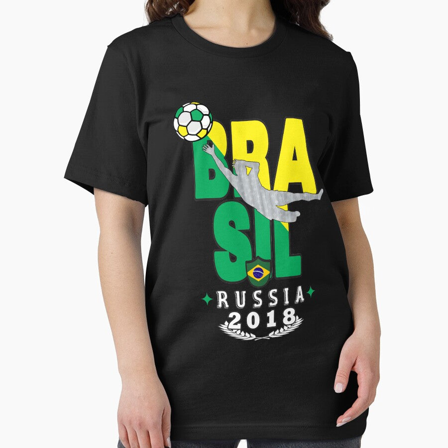 Brasil  world cup soccer Russia in 2018 Tshirt by Tetete