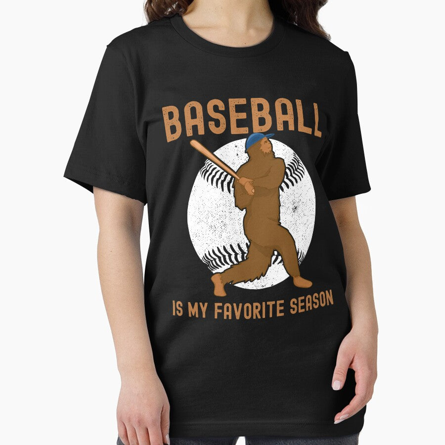 Bigfoot baseball is my favorite season Essential T-Shirt Hoodie, Sweatshirt | PureTeeCo.com