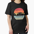 Atlanta Souvenir Product. Retro Style USA Skyline Print Essential T-Shirt Hoodie, Sweatshirt | PureTeeCo.com