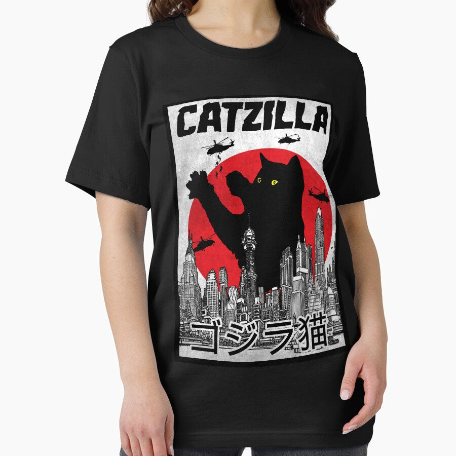 Catzilla Essential T Shirt Hoodie, Sweatshirt | PureTeeCo.com