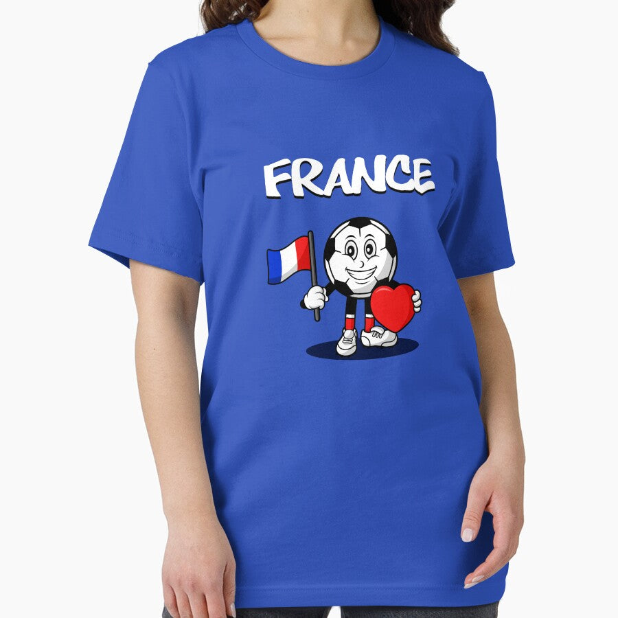 Cute France Football Lover Design by Salukeart