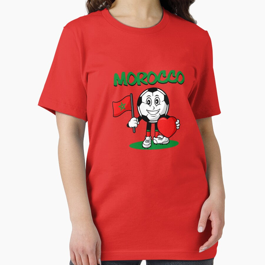 Cute Morocco Football Lover Design by Salukeart