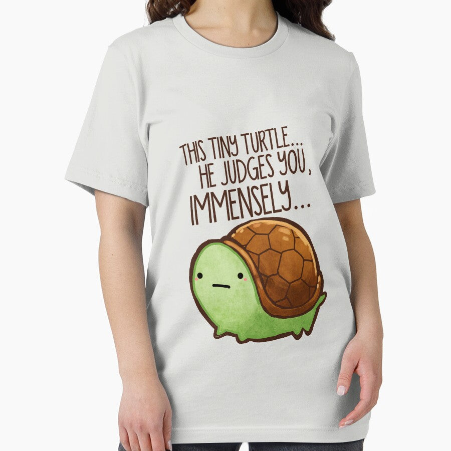 This turtle.. he judges you. by michelledraws