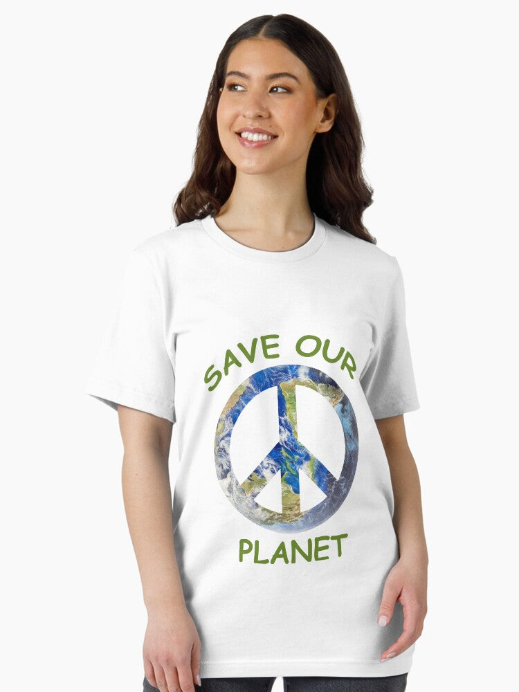 Guardians of Gaia: Advocating for Our Earth. Save our Planet Essential T-Shirt Hoodie, Sweatshirt | PureTeeCo.com (Image 2)