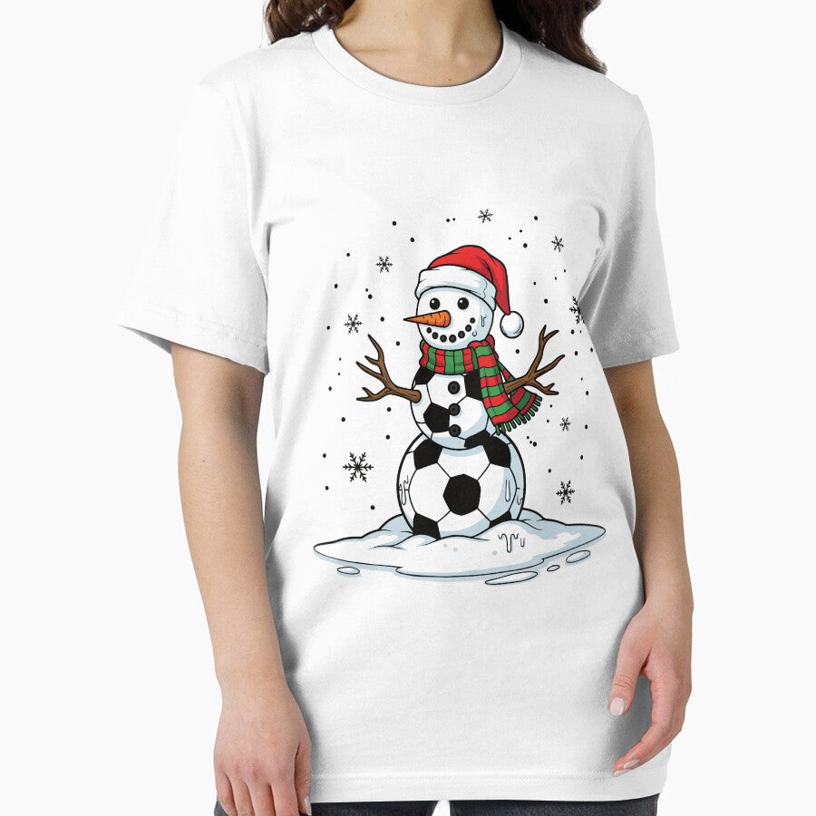 Winter Soccer Player Snowman by Belhbib Art ⭐⭐⭐⭐⭐