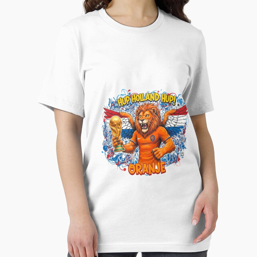 Hup Holland Hup! Roaring Oranje Lion World Cup Champion Design by Inkwell grove