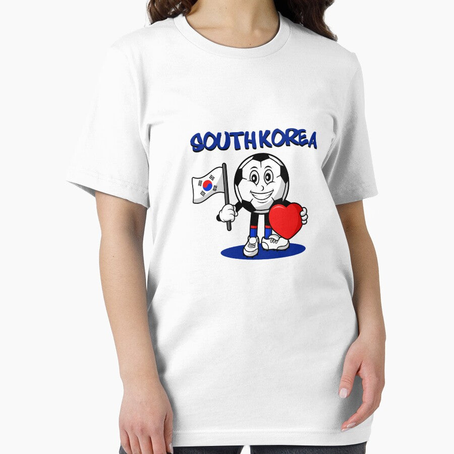 Cute South Korea Football Lover Design by Salukeart