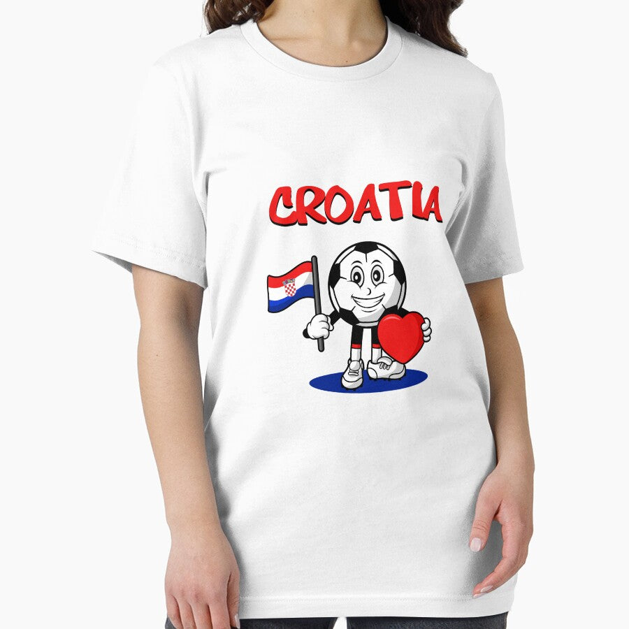 Cute Croatia Football Lover Design by Salukeart