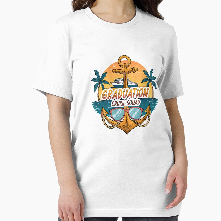 Colorful Graduation Cruise Squad Vacation by Suzy Perez Art