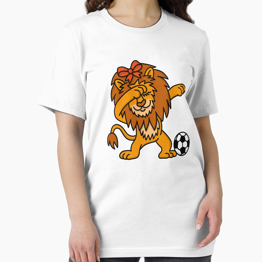 Dab Dabbing Lion Dutch women's Football Netherlands Orange vrouwenvoetbal by LaundryFactory