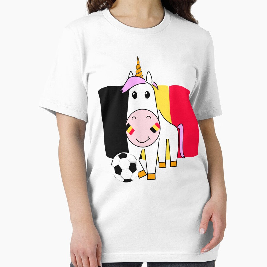 Unicorn Violetta plays football for Belgium by peter2art