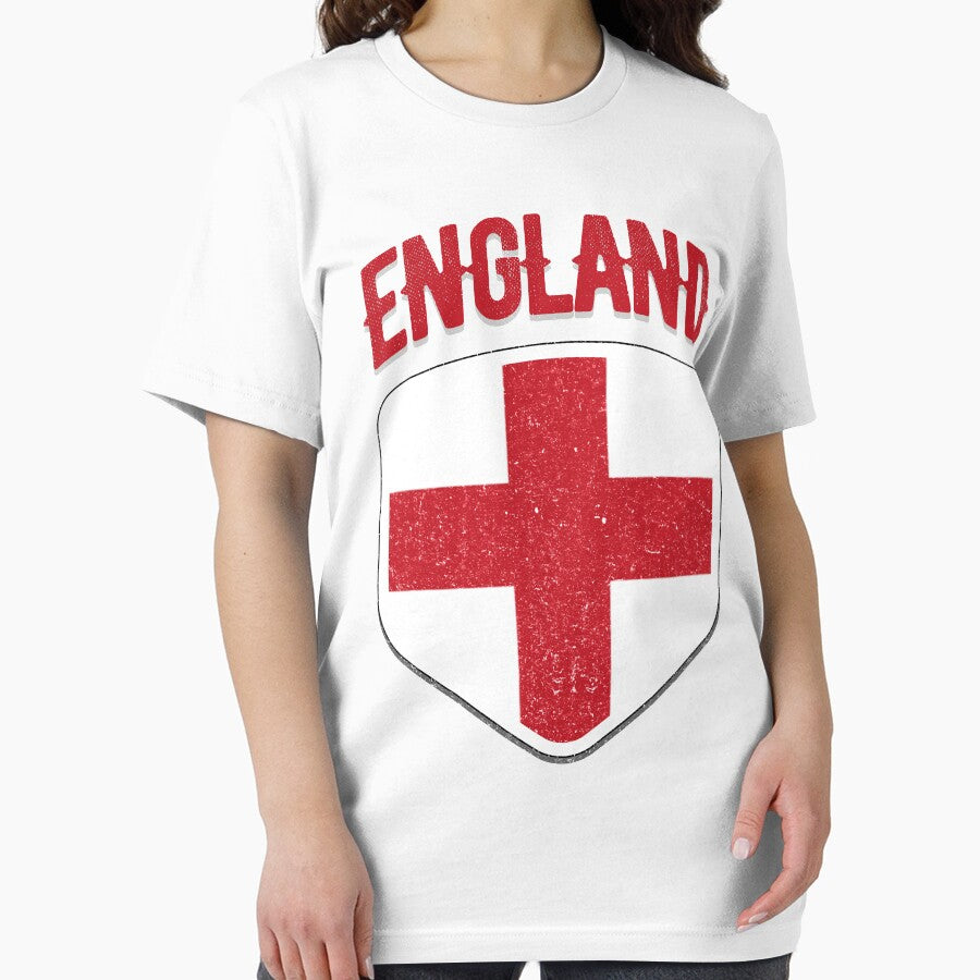 England National Flag World Sport Stadium Fans T Shirt Supporter Jersey Football Cup TShirt by screenworks