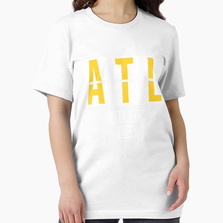 ATL - Atlanta USA Airport Code Souvenir or Gift Shirt Apparel Essential T-Shirt Hoodie, Sweatshirt | PureTeeCo.com