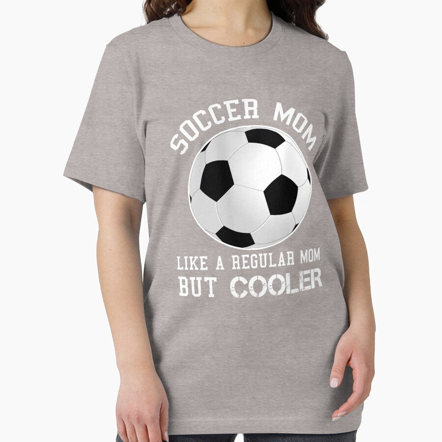 Soccer Mom Like A Regular Mom But Cooler Soccer Lover Gift by SharpThreadZ