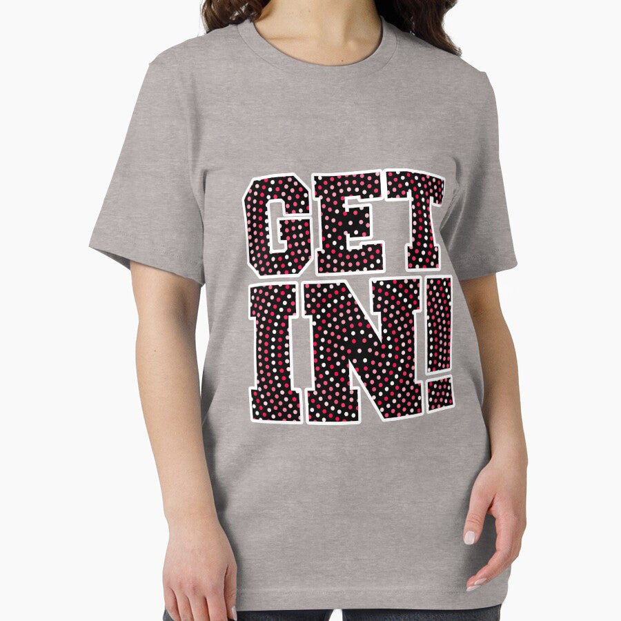 Get In! Red Dots by HandDrawnTees