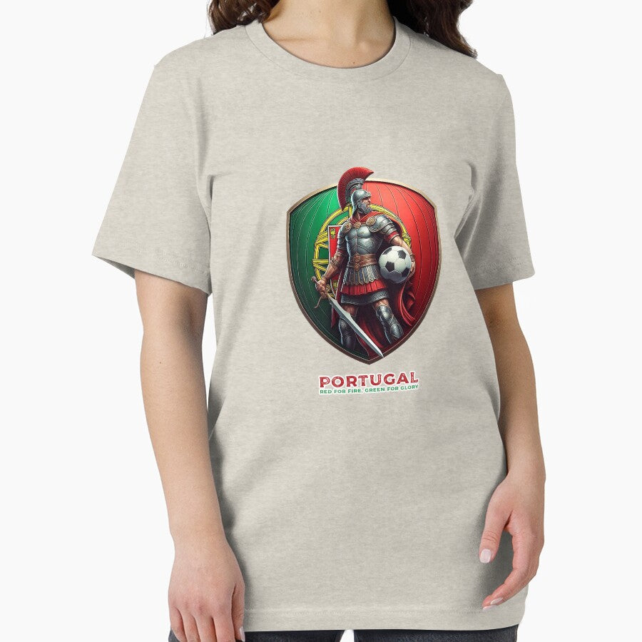 Portugal Football Team : Red for Fire, Green for Glory - Portugal Rises by Vanich-Panich