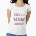 Proud UZBEKISTAN Mom Soccer World Cup USA T-Shirt 2026 | Gift for Mom | Soccer Life Shirt by Mama ink co.