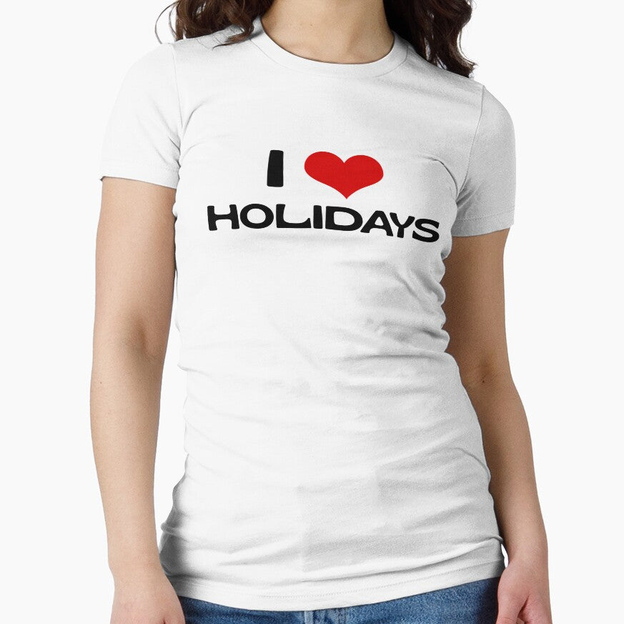 Cute Holiday Quote Design with Heart for T-Shirts, Stickers by EveOnlineStory