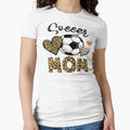 Soccer Mom Game Day Cheer Mom Leopard Mother's Day by SethFrancis37