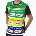 Brazil Soccer Fan Shirt 2026 World Cup Tourney Tracker Matchday Tee by TourneyTracker