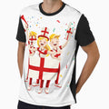 England Flag Football Fans by aurielaki
