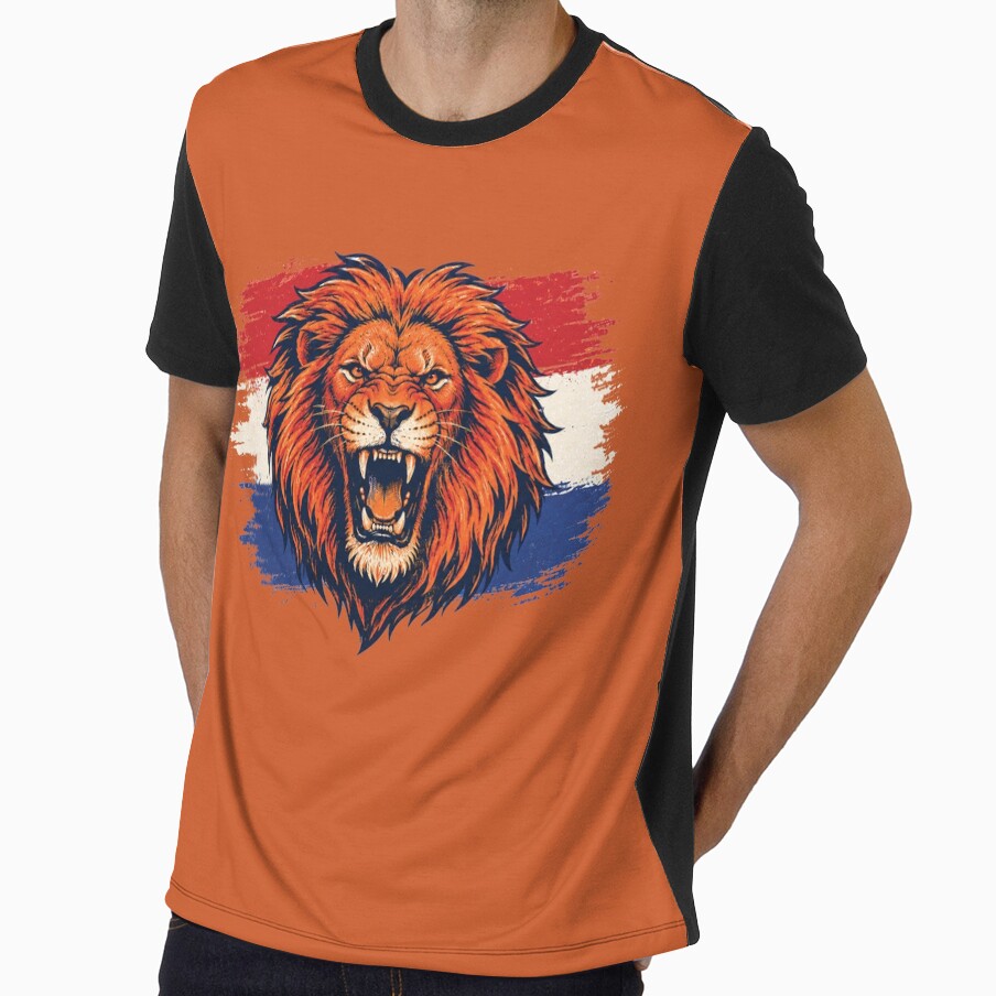 Orange Nederland Lion, Holland Dutch Football by littlemiscat