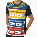 Colombia Soccer Fan Shirt 2026 World Cup Tourney Tracker Matchday Tee by TourneyTracker