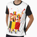 Belgium Flag Football Fans by aurielaki