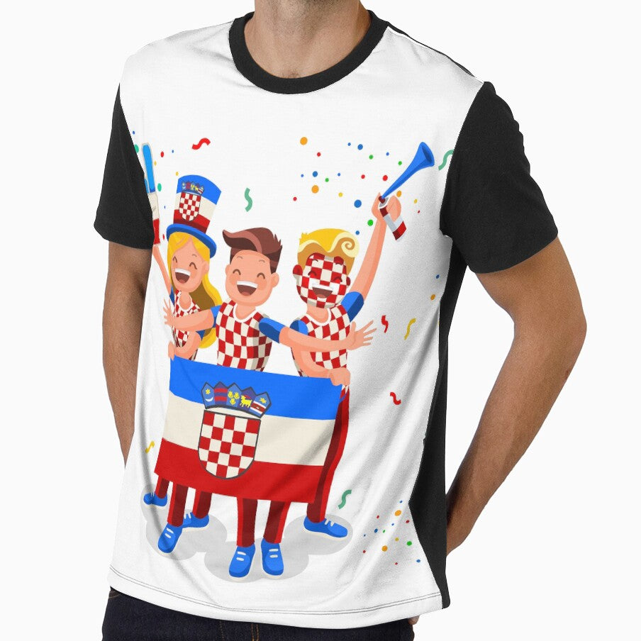 Croatia Flag Football Fans by aurielaki