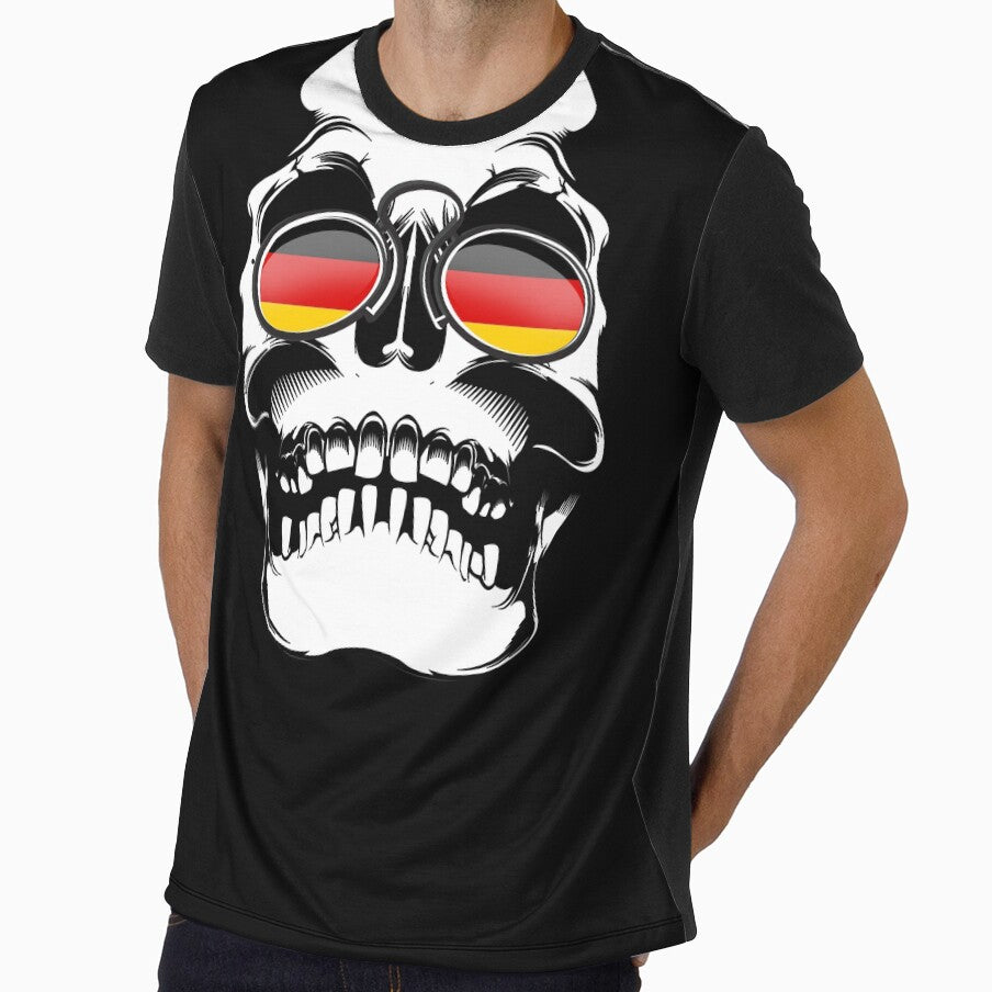 Germany Soccer 2018 World Cup Skull by emphatic