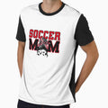 Soccer Mom Red/Black Messy Bun by ItsaMomThingLLC