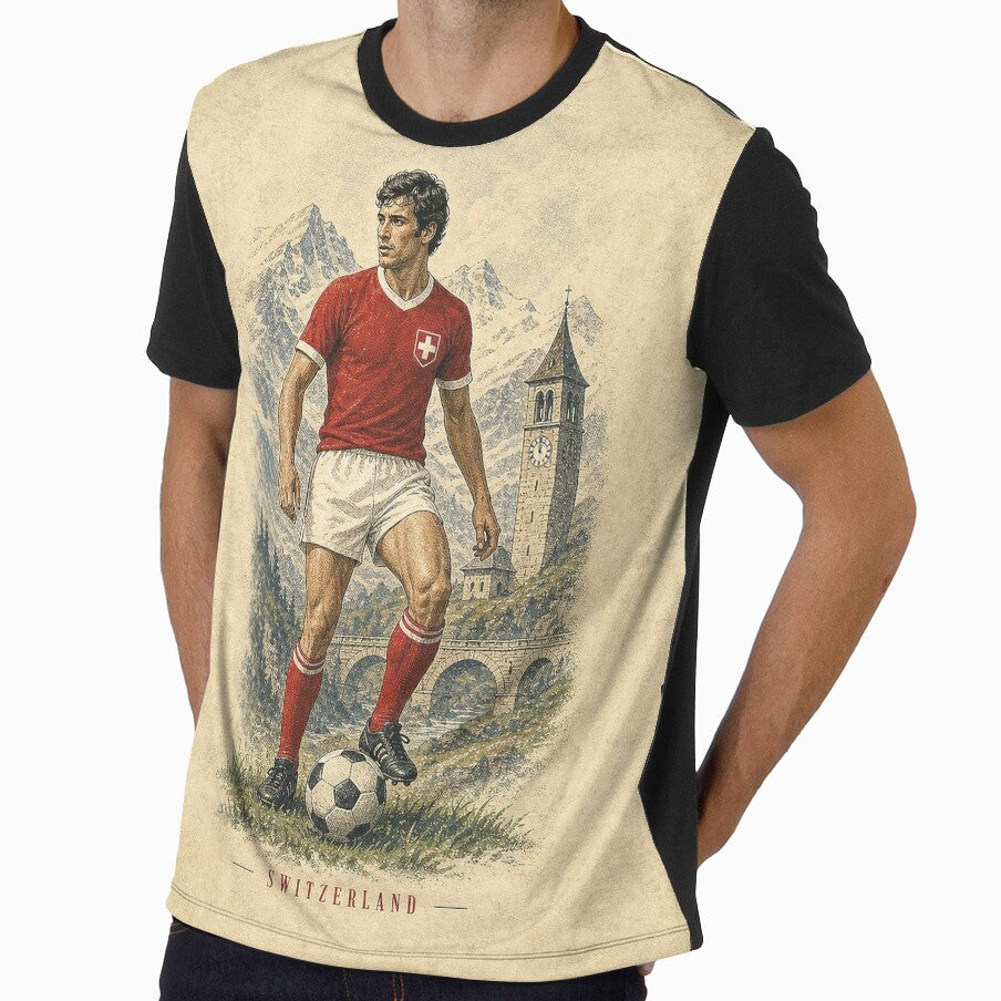 Vintage Switzerland Football Legend by puredevn