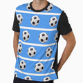 Football Blue & White - FOOT0002 by 3-Starfish