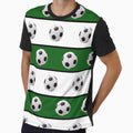 Football Dark Green, White & Black - FOOT0009 by 3-Starfish