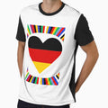 Euro 2024 Germany Heart Flag by alexadybanu