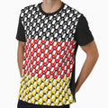 Germany Flag Grid Geometric Pattern by Carl's Clothing