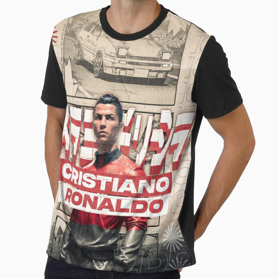 Cristiano Ronaldo - The GOAT, CR7 Poster, Ronaldo Japanese Style. by Shopunte