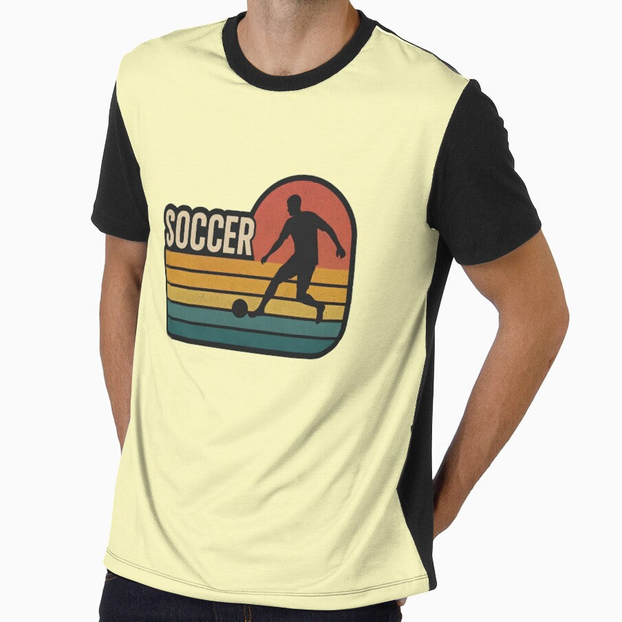 Retro Soccer Player Retro Football Fan by DemureArtsy