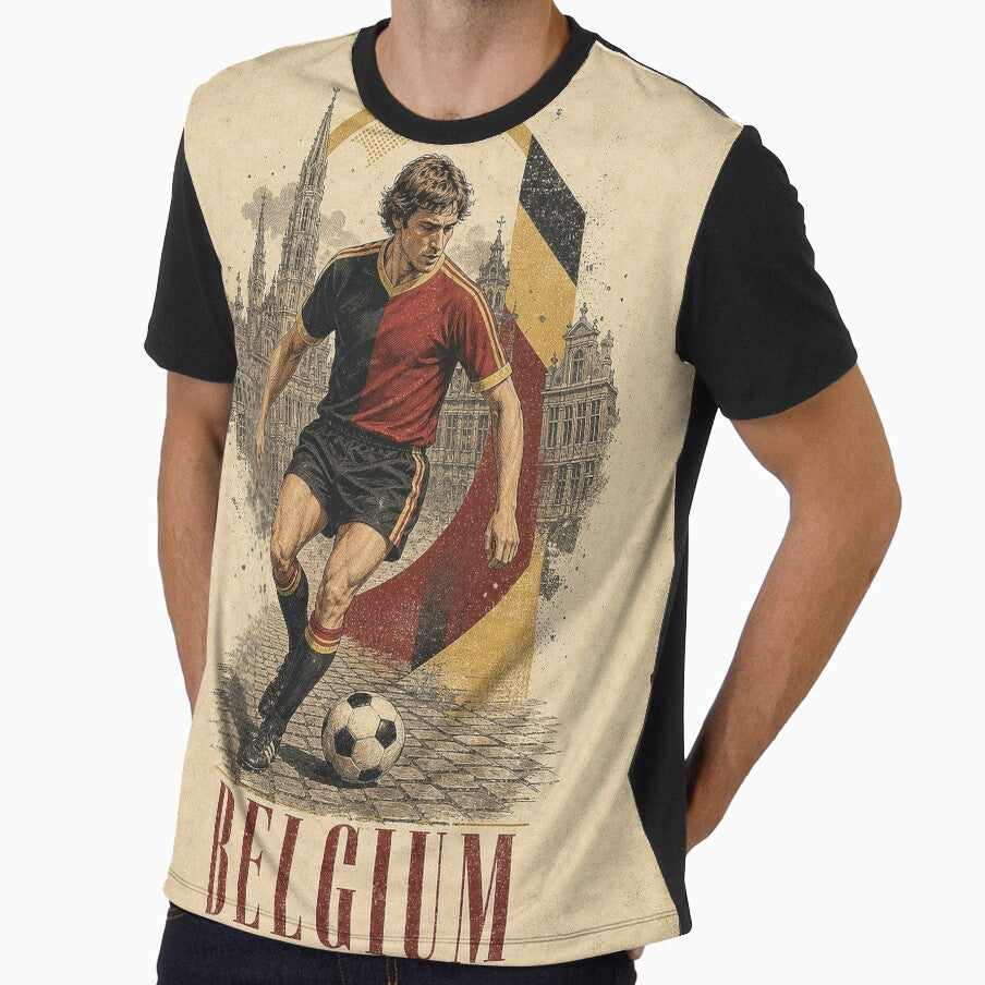 Vintage Belgium Football Legend by puredevn
