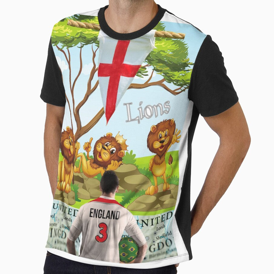 Three Lions On The Shirt It's Coming Home England by Flirt-Teez