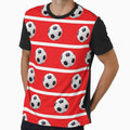 Football Red & White - FOOT0001 by 3-Starfish