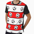 Football Red, White & Black - FOOT0005 by 3-Starfish