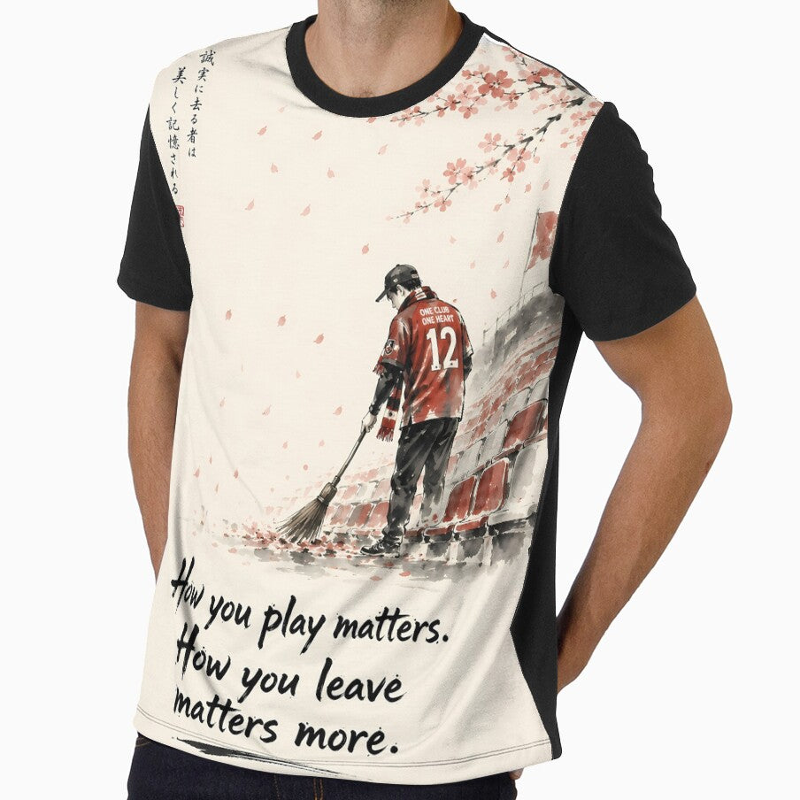 How You Play Matters How You Leave Matters More — Japanese Fan Soccer World Cup Art Print by AbderraimArt