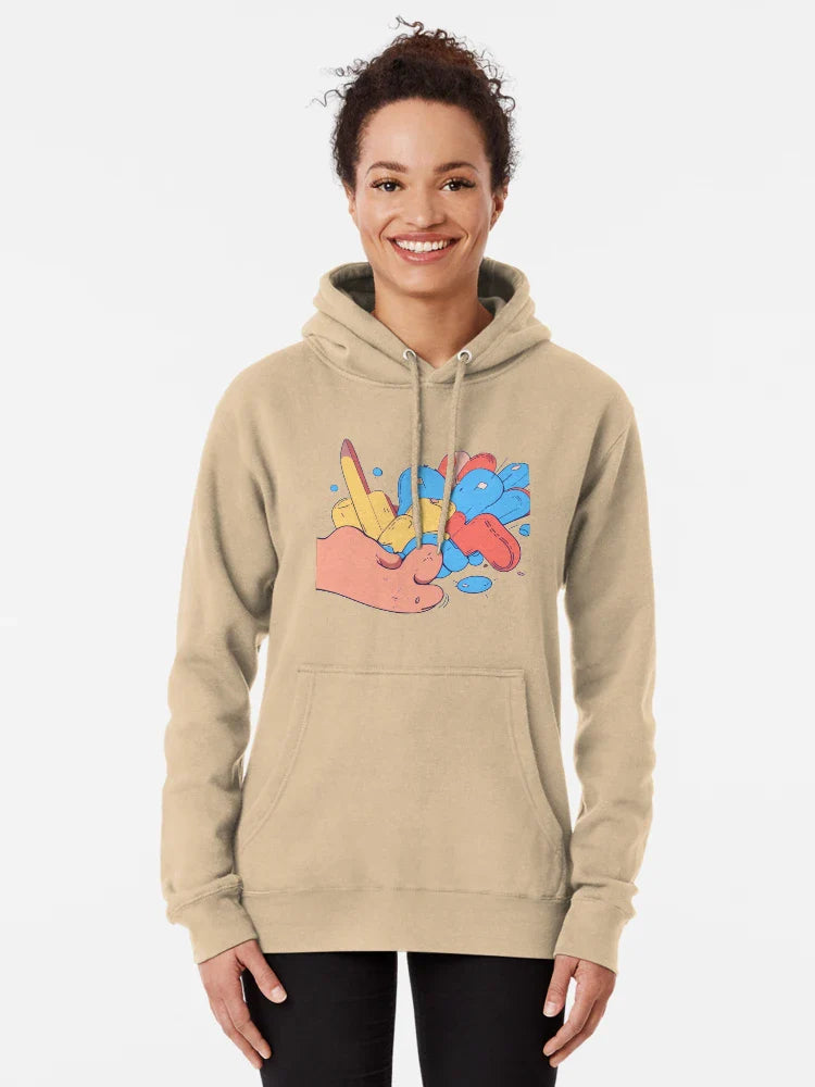 Red Blue Yellow Celebration Joyful Festive Characters Colorful Classic T-Shirt