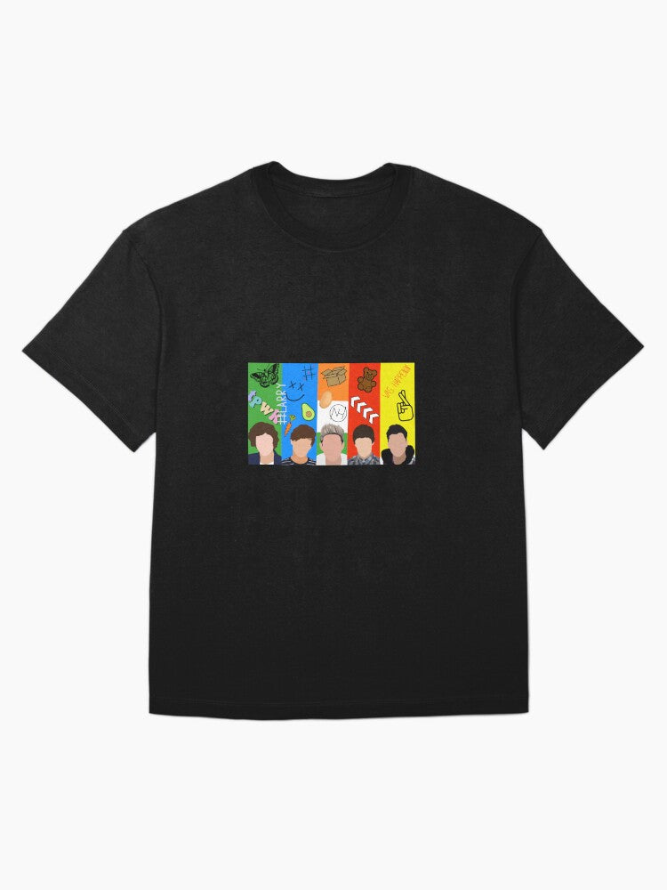 One Direction Oversized T-Shirt Style029 Hoodie, Sweatshirt | PureTeeCo.com (Image 3)