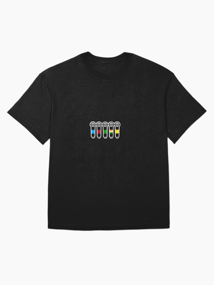 One Direction Microphones Oversized T-Shirt Style002 Hoodie, Sweatshirt | PureTeeCo.com (Image 3)