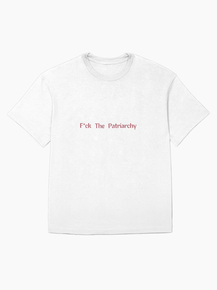 fuck the patriarchy,all too well ,red Oversized T-Shirt Hoodie, Sweatshirt | PureTeeCo.com (Image 3)